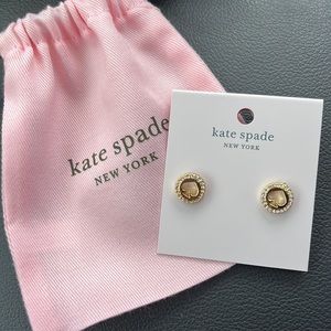 BNWT ♠️✨ Kate Spade Hollow Pave Spade Earrings